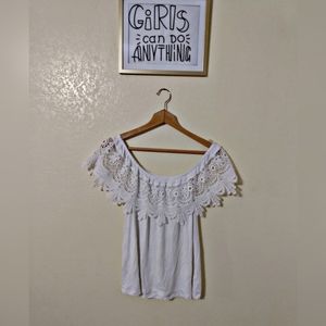White Off shoulder blouse